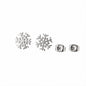 Schneeflocken Ohrstecker