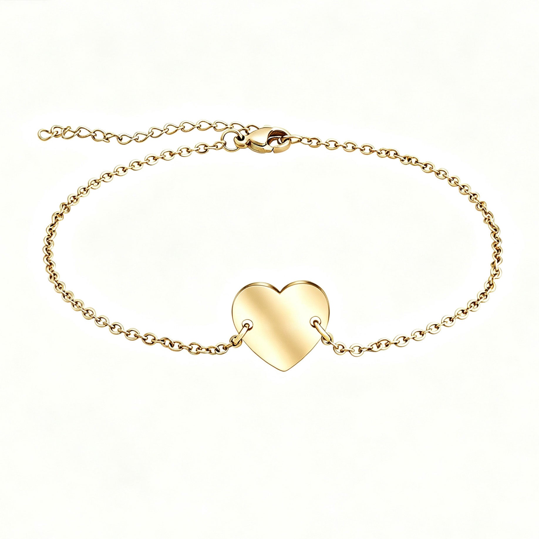 Herz-Fußkette mit Namen