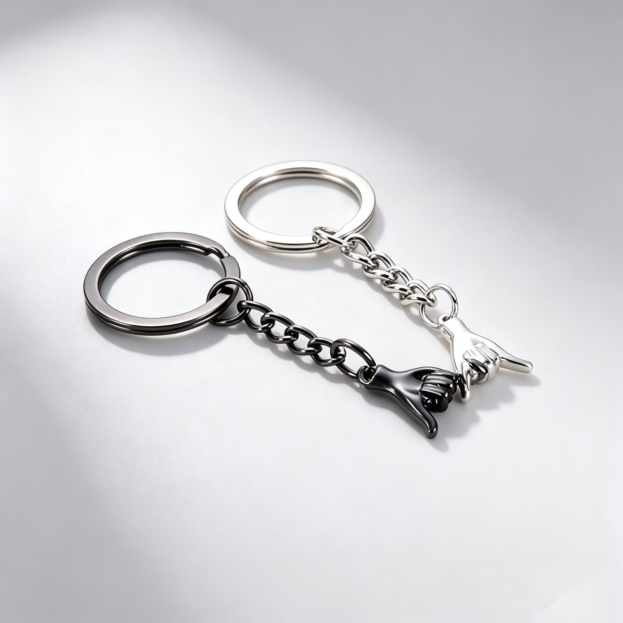 Kleiner-Finger-Schwur Schlüsselanhänger Set