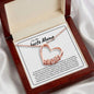 Familie Herz Gravur Anhänger mit personalisierten Namenringen - Für die beste Mama der Welt