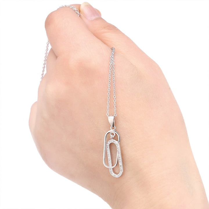 S925 Sterling Silber Halskette - Für Immer Verbunden