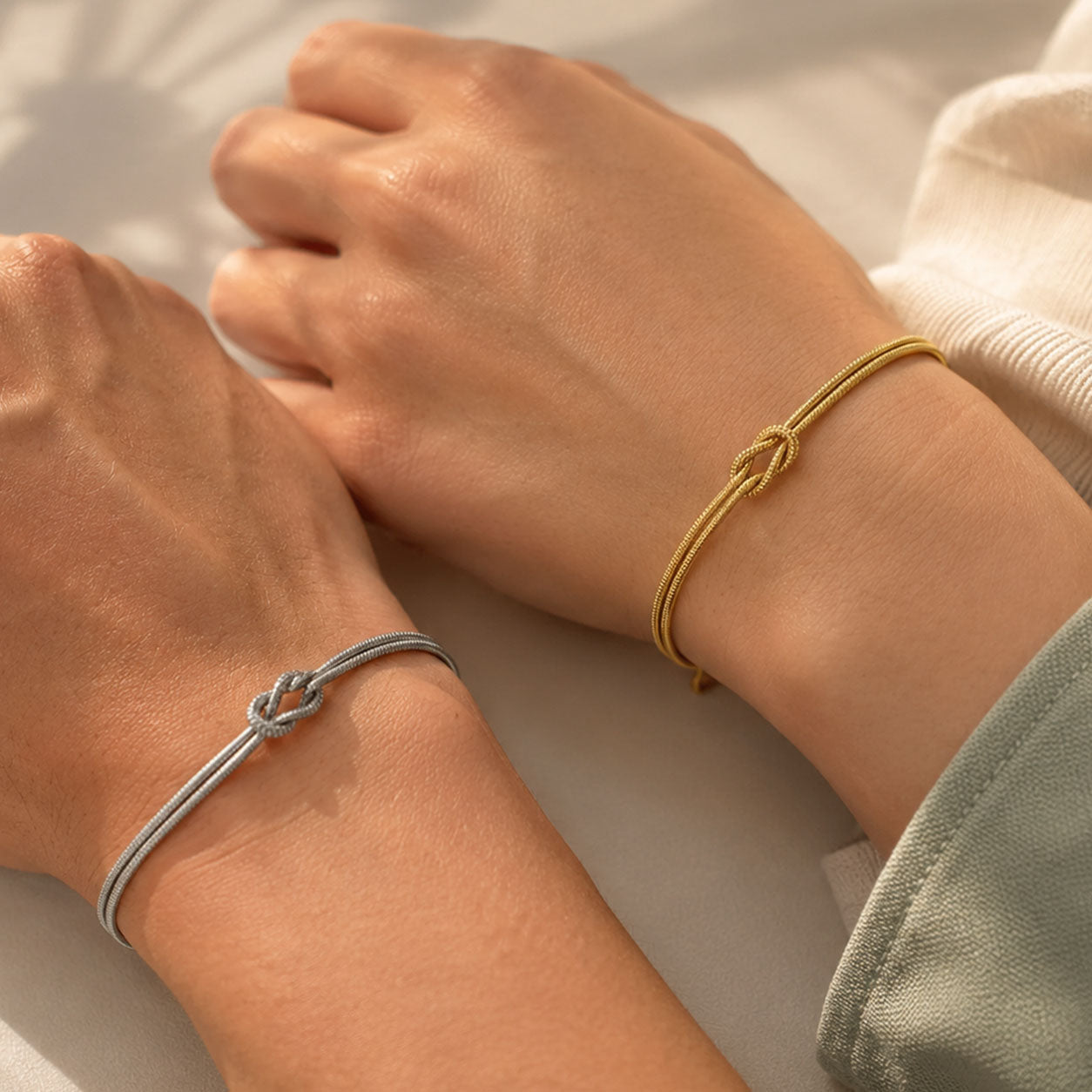 Ewigkeitsknoten Partnerarmbänder