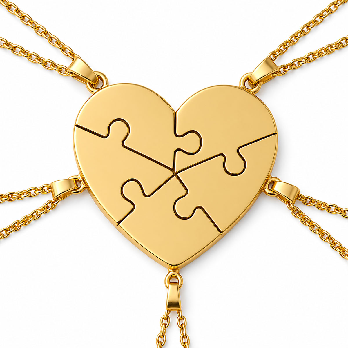Personalisierte Puzzle Halskette