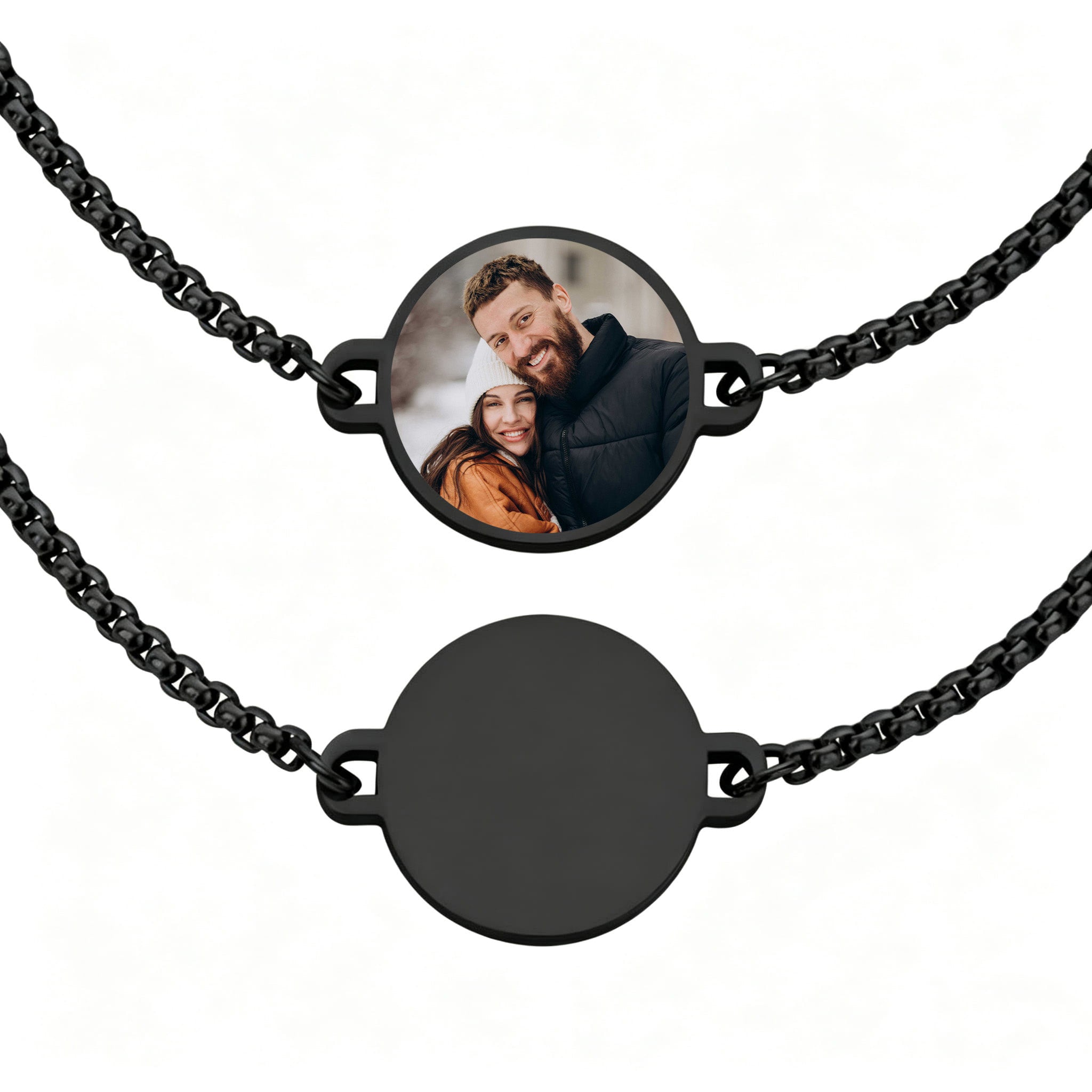 Wärmeaktiviertes Armband mit personalisiertem Foto