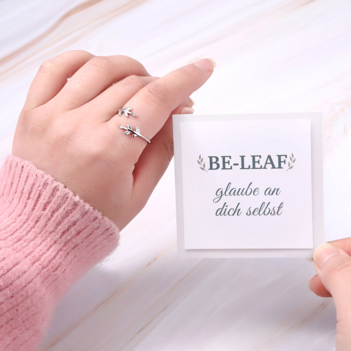 Glaube an dich selbst - S925 Ring