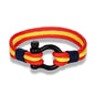 Geflochtenes Länder-Armband mit Flaggenfarben