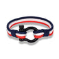 Geflochtenes Länder-Armband mit Flaggenfarben