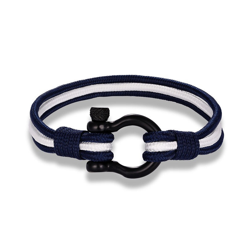 Geflochtenes Länder-Armband mit Flaggenfarben