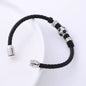 Fußball Lederarmband mit Ball-Perle