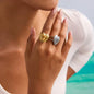 Personalisierter Herz Foto Ring
