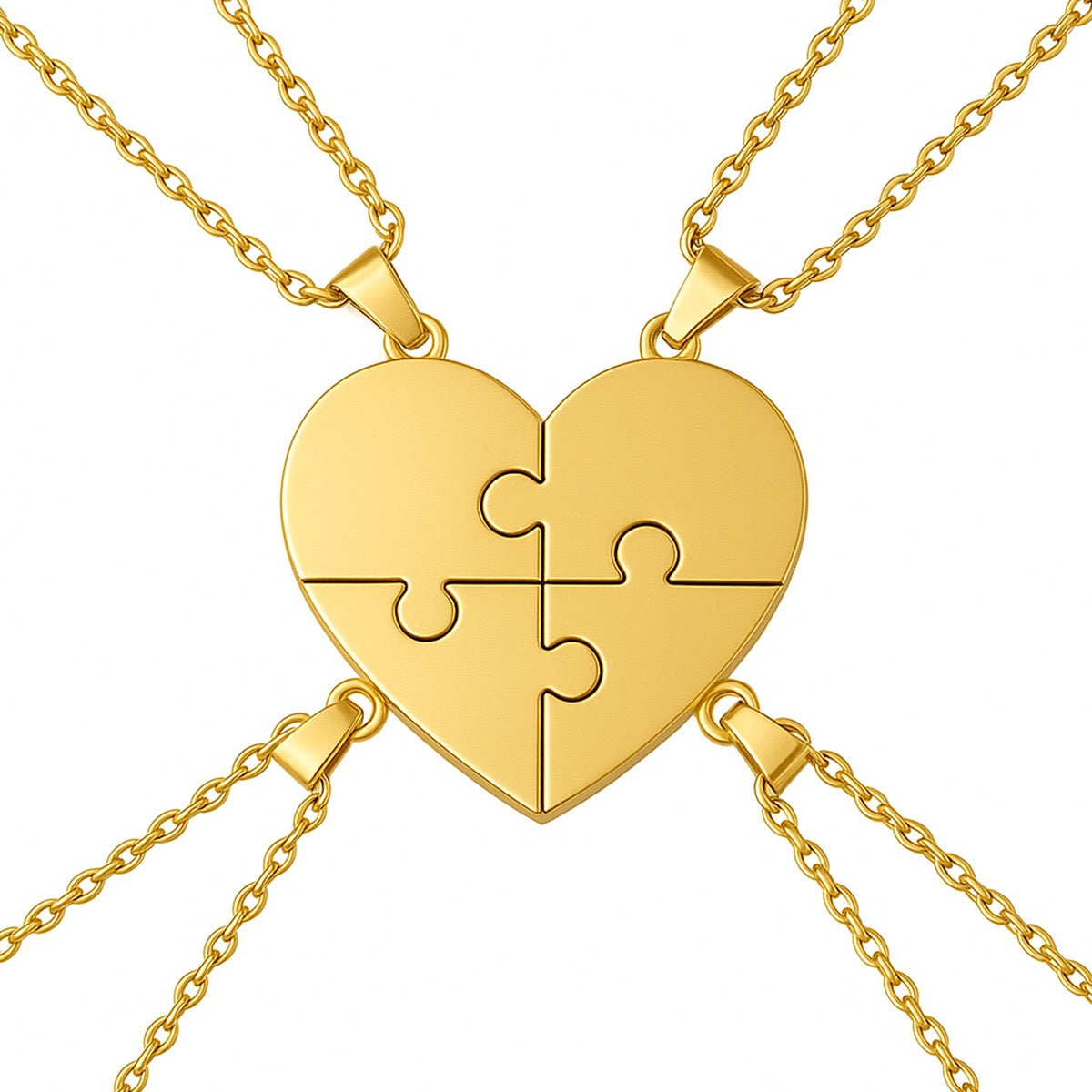 Personalisierte Puzzle Halskette