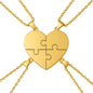 Personalisierte Puzzle Halskette
