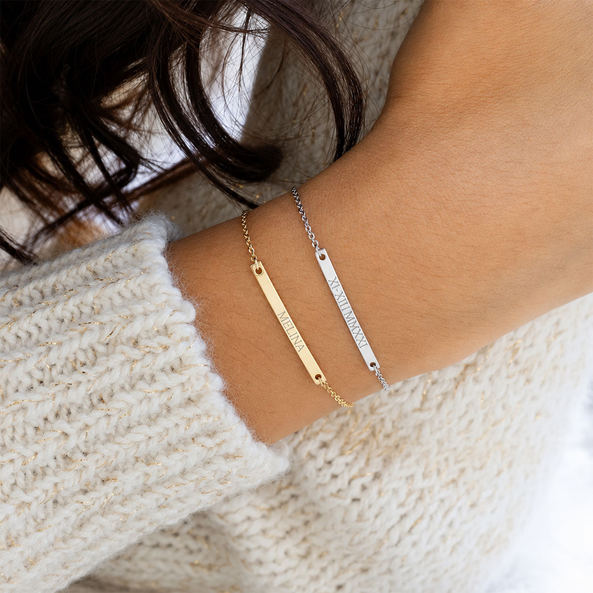 Personalisiertes Armband mit Gravur