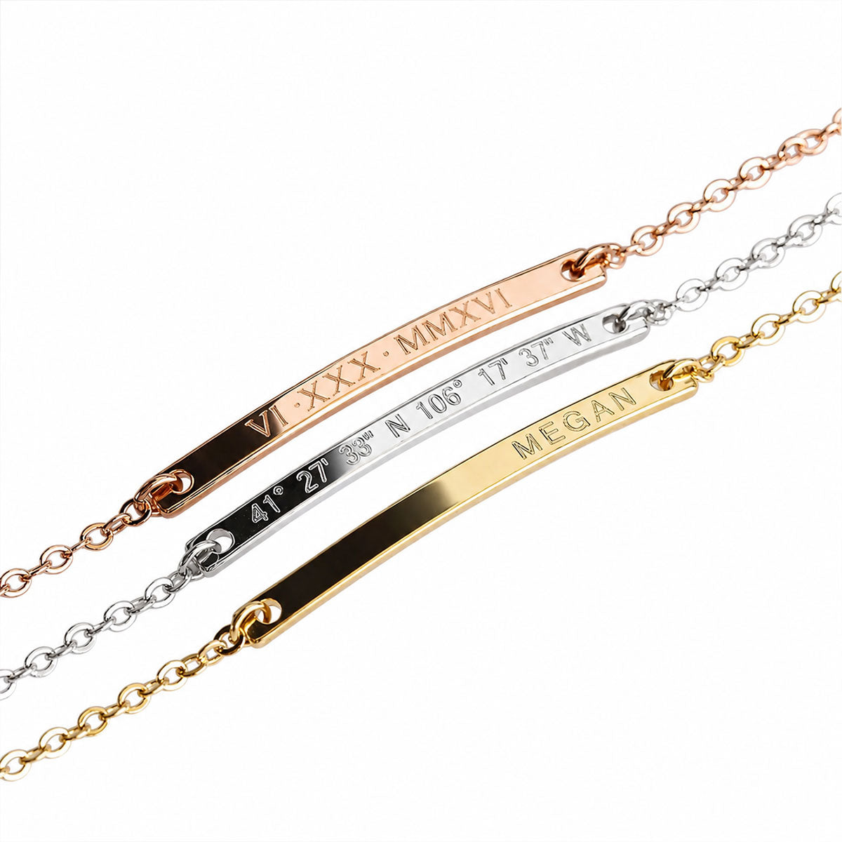 Personalisiertes Armband mit Gravur