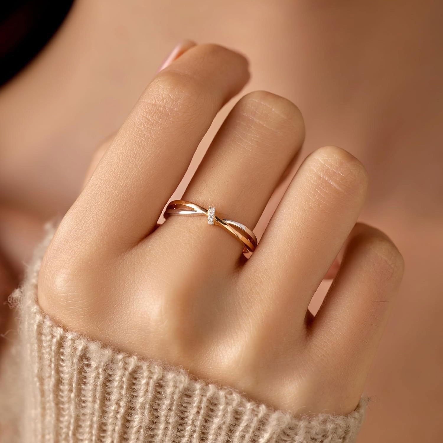 Mutter & Tochter - Für Immer Verbunden - Ring Geschenk Set