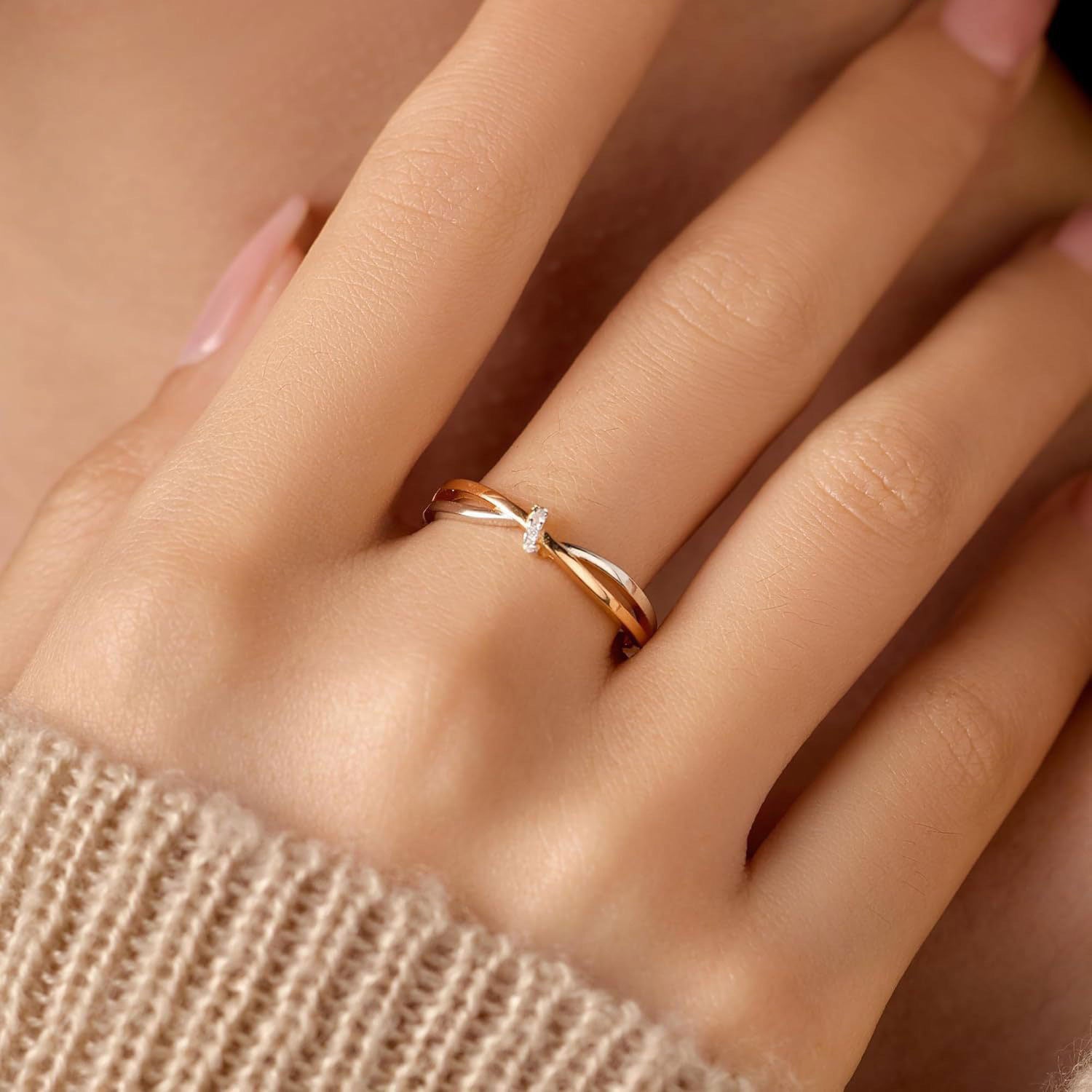 Mutter & Tochter - Für Immer Verbunden - Ring Geschenk Set