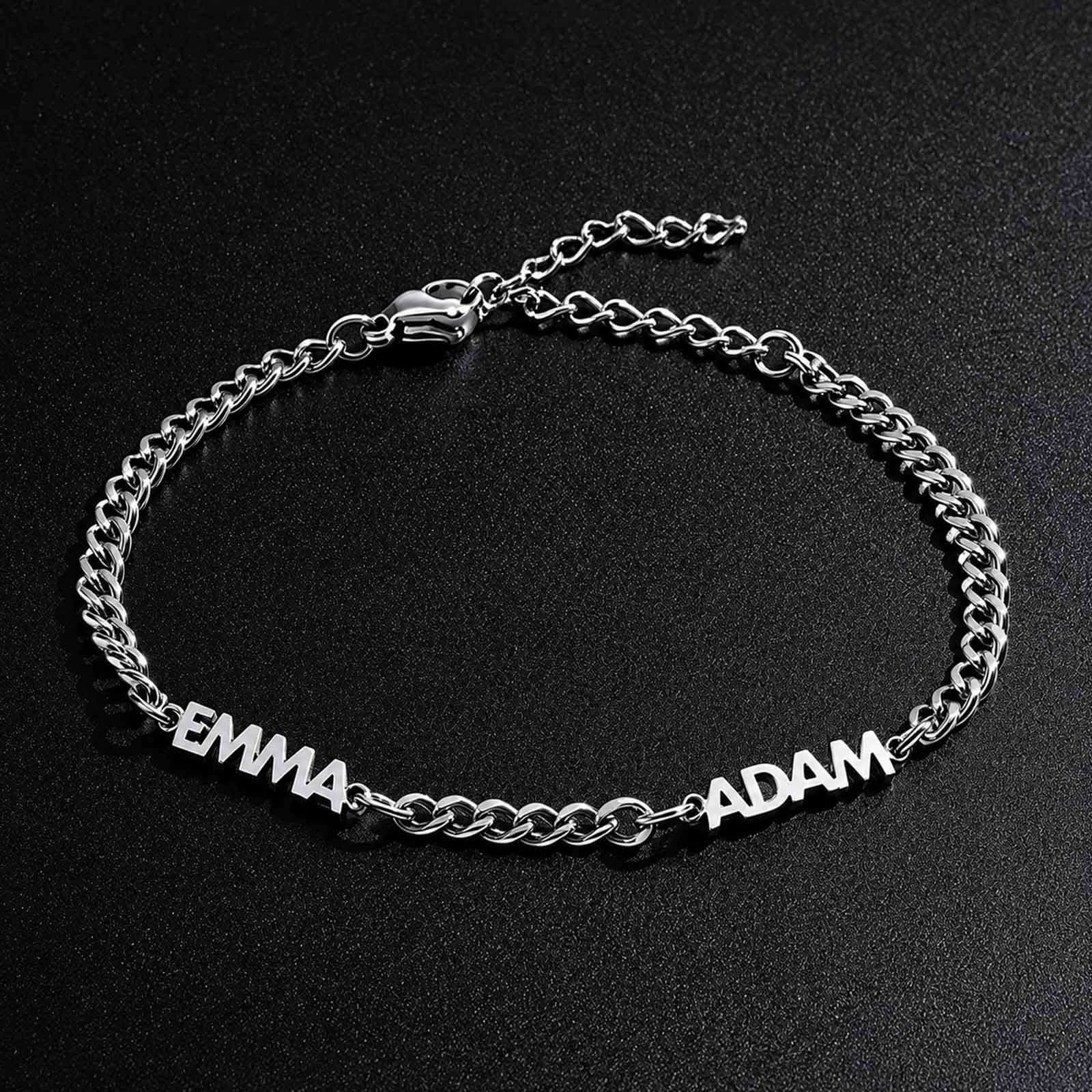 Personalisiertes Namen Armband - Cuban Style