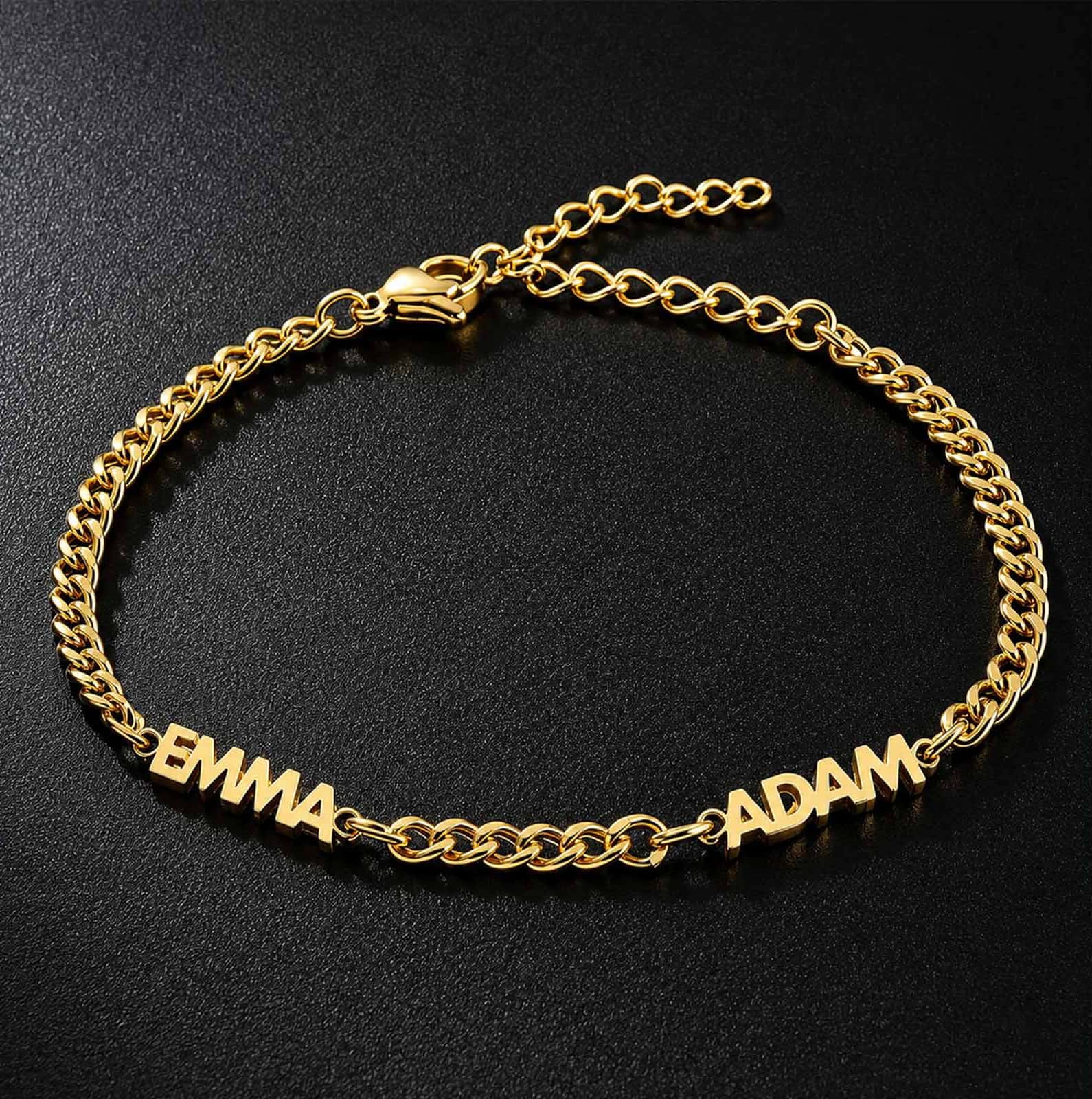 Personalisiertes Namen Armband - Cuban Style