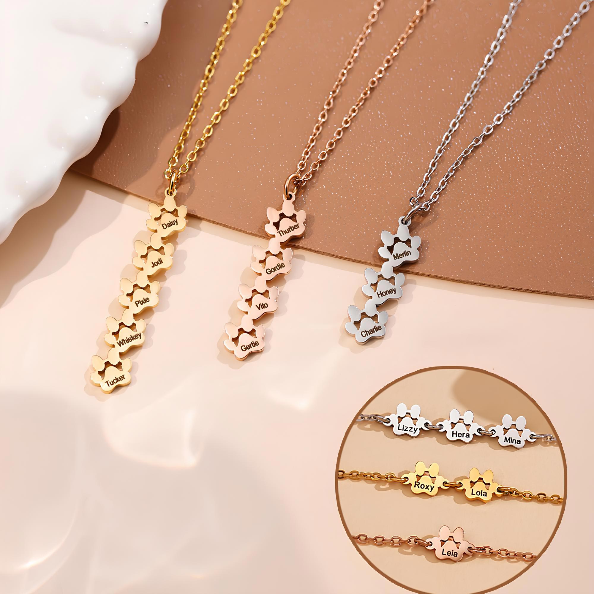 Personalisierter Pfoten-Schmuck