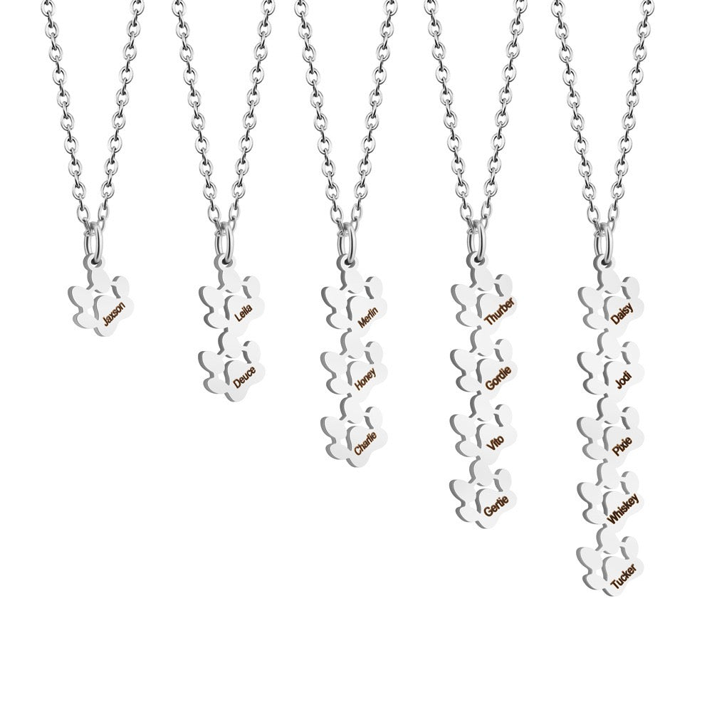 Personalisierter Pfoten-Schmuck