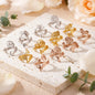 Personalisierter Geburtsblumen-Ring mit Name