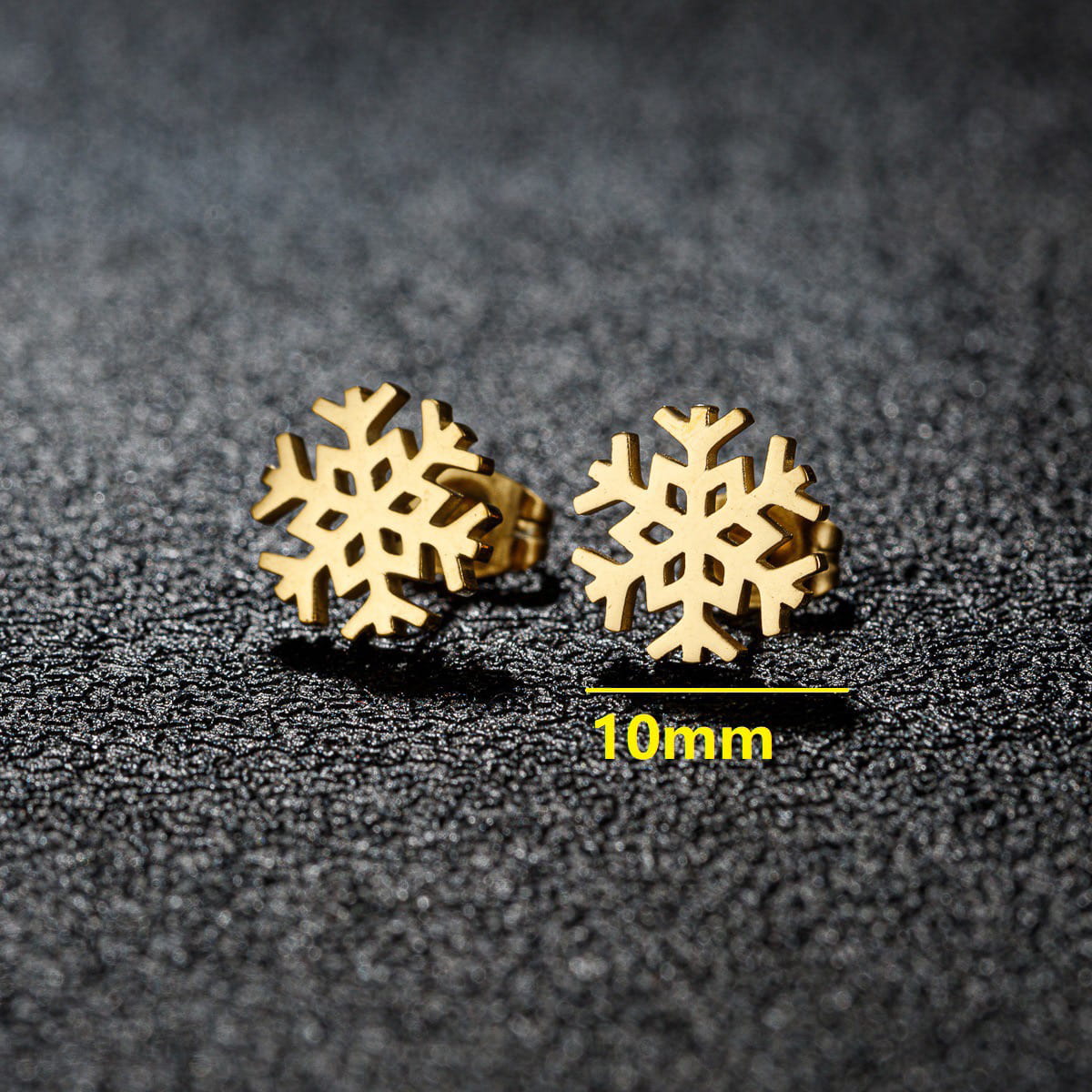 Schneeflocken Ohrstecker