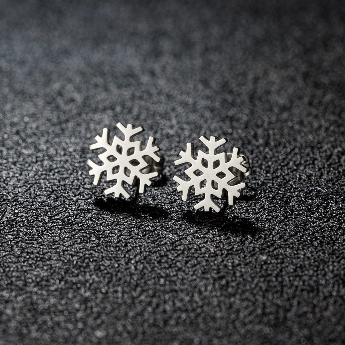 Schneeflocken Ohrstecker