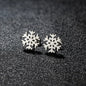 Schneeflocken Ohrstecker