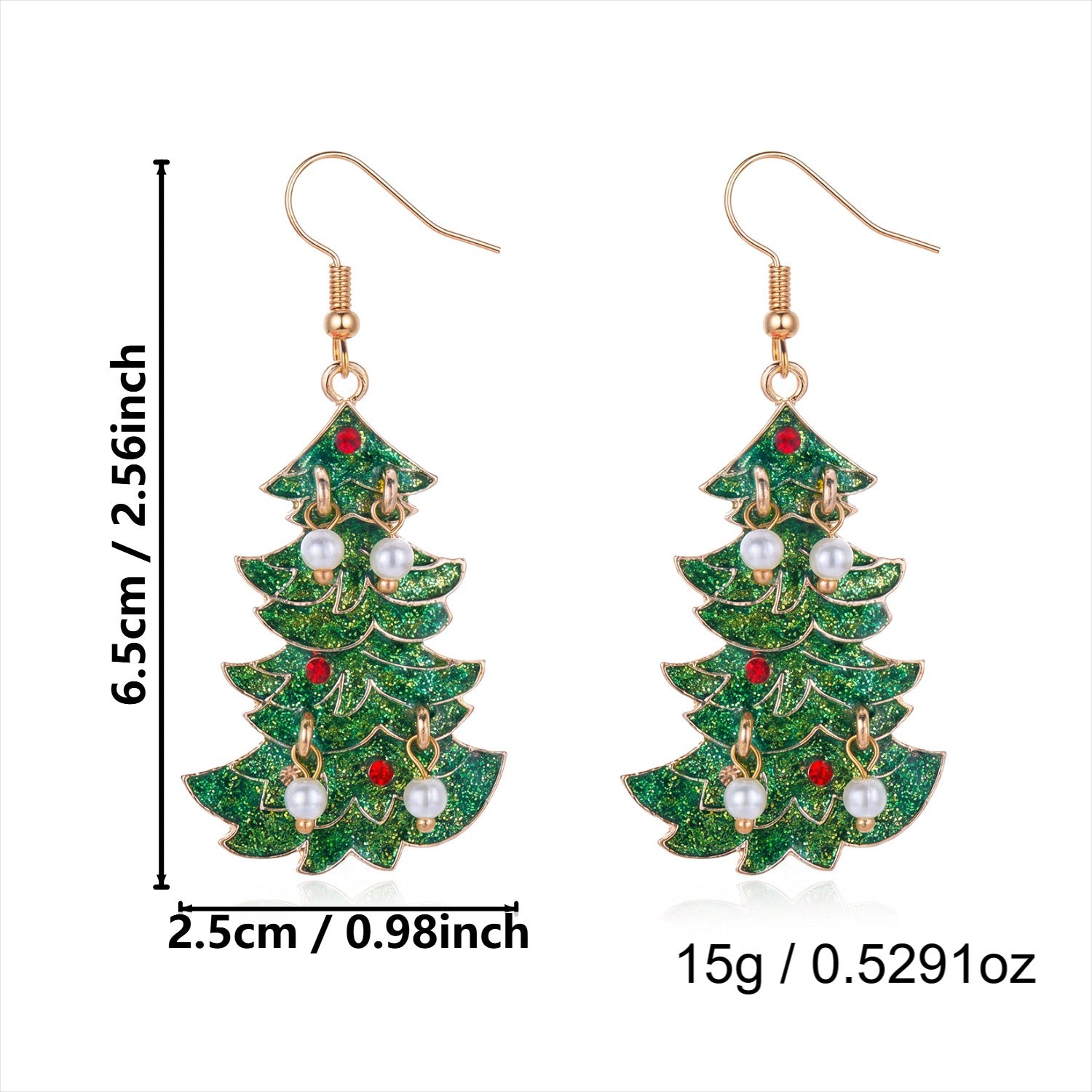 Weihnachts Ohrringe Baum
