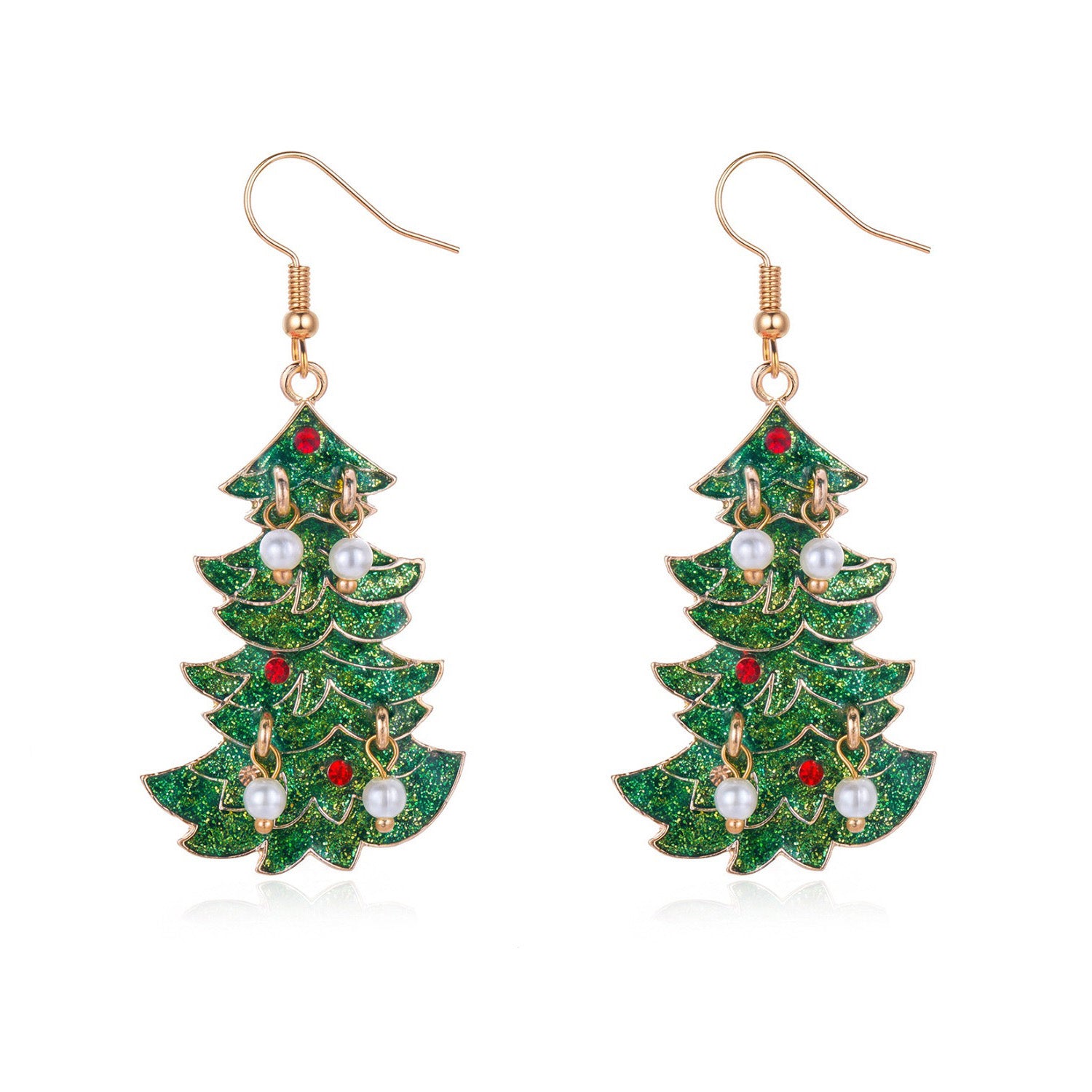 Weihnachts Ohrringe Baum