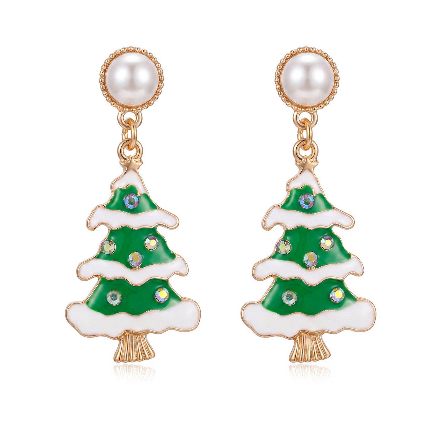 Weihnachts Ohrringe Baum