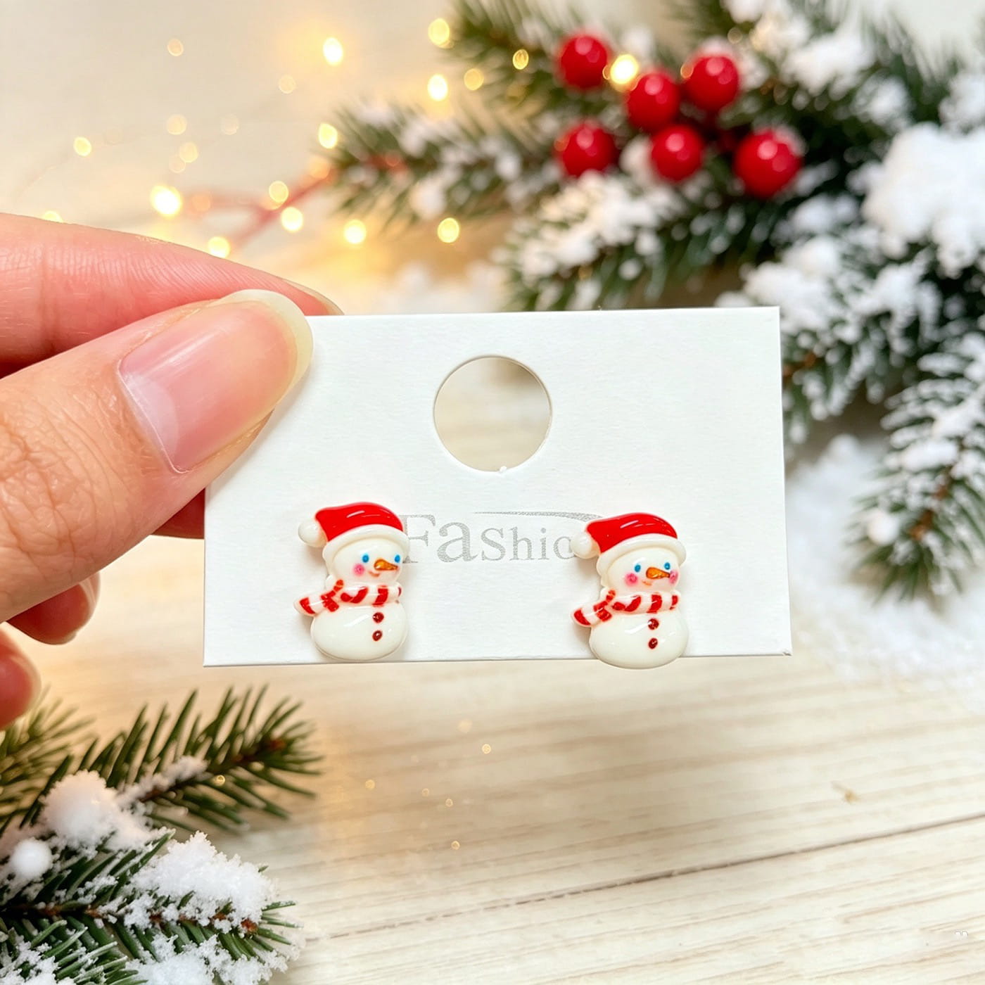 Weihnachtliche Ohrstecker