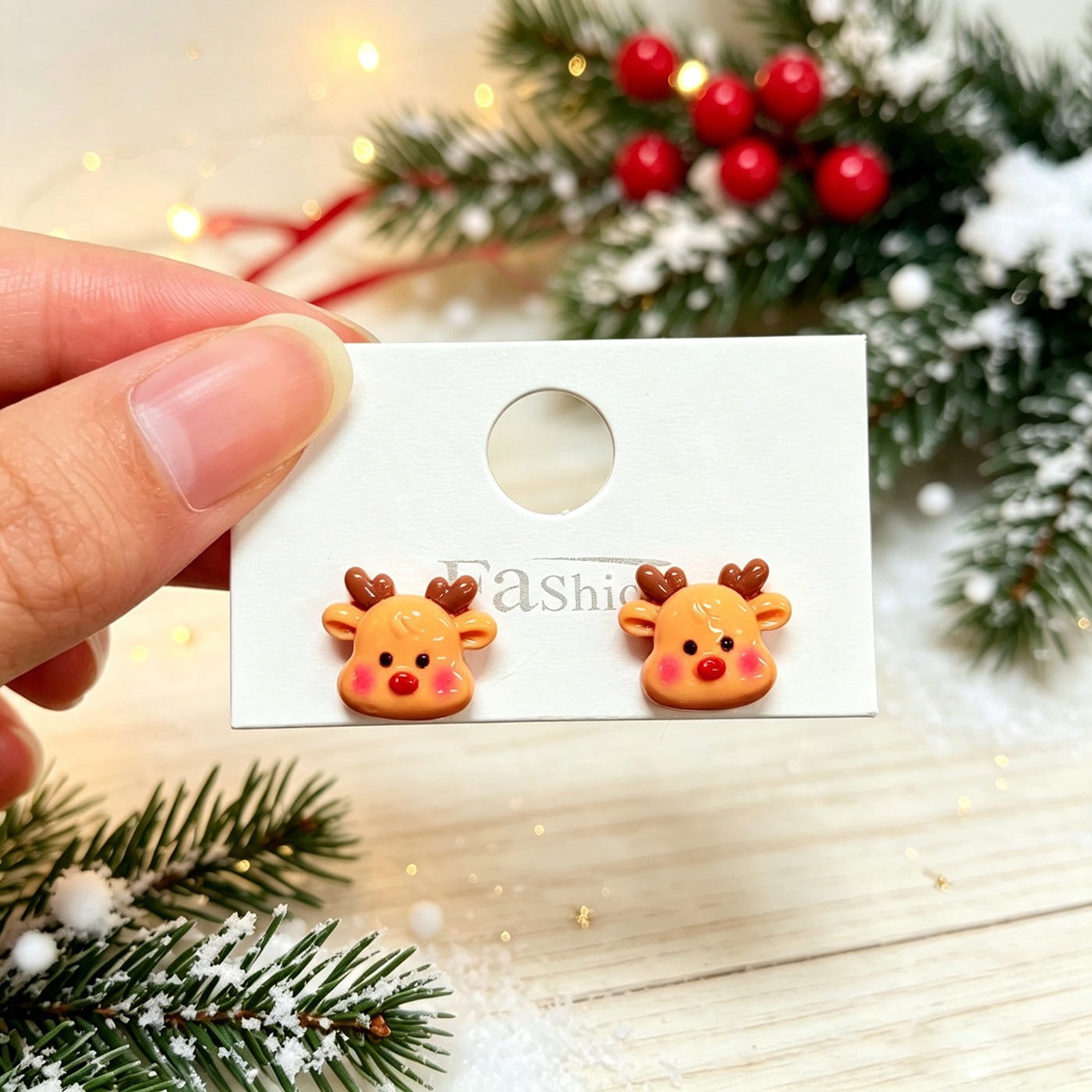 Weihnachtliche Ohrstecker