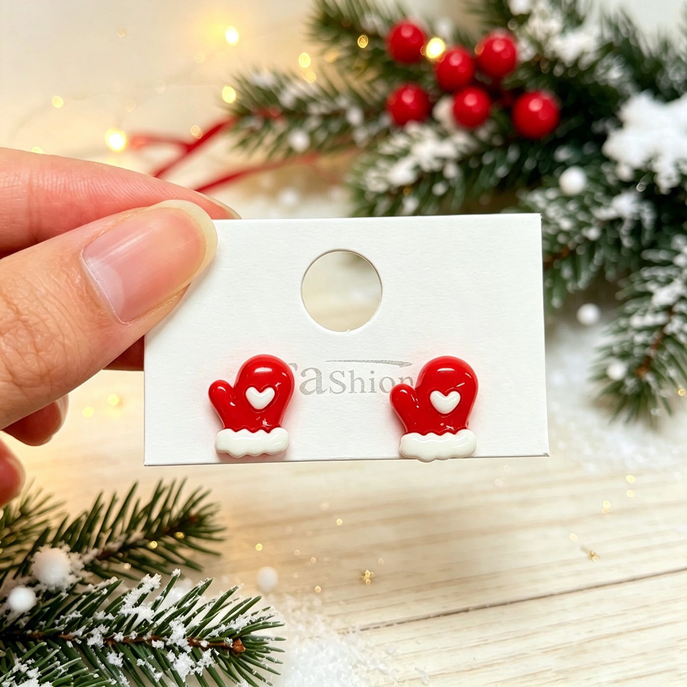 Weihnachtliche Ohrstecker