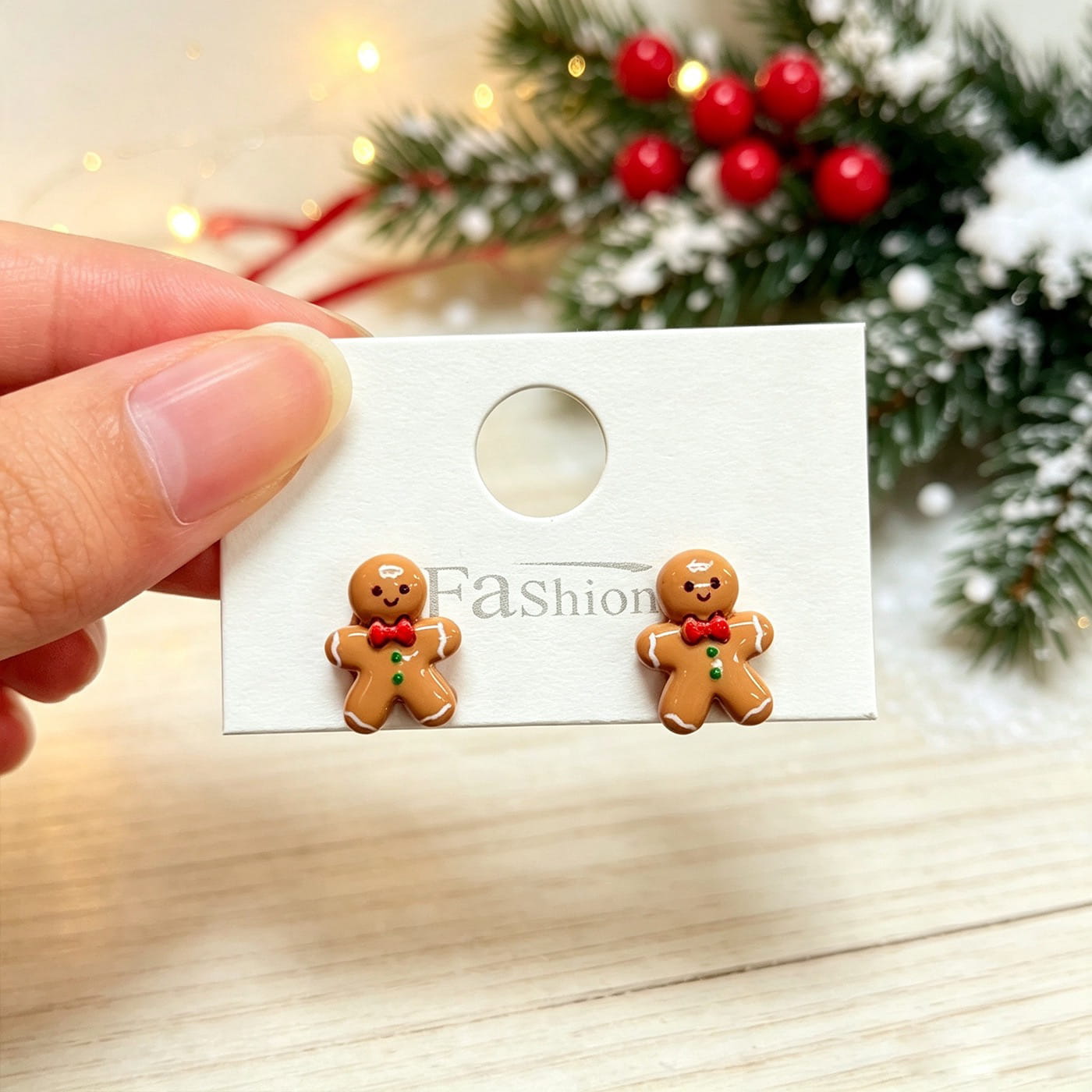 Weihnachtliche Ohrstecker