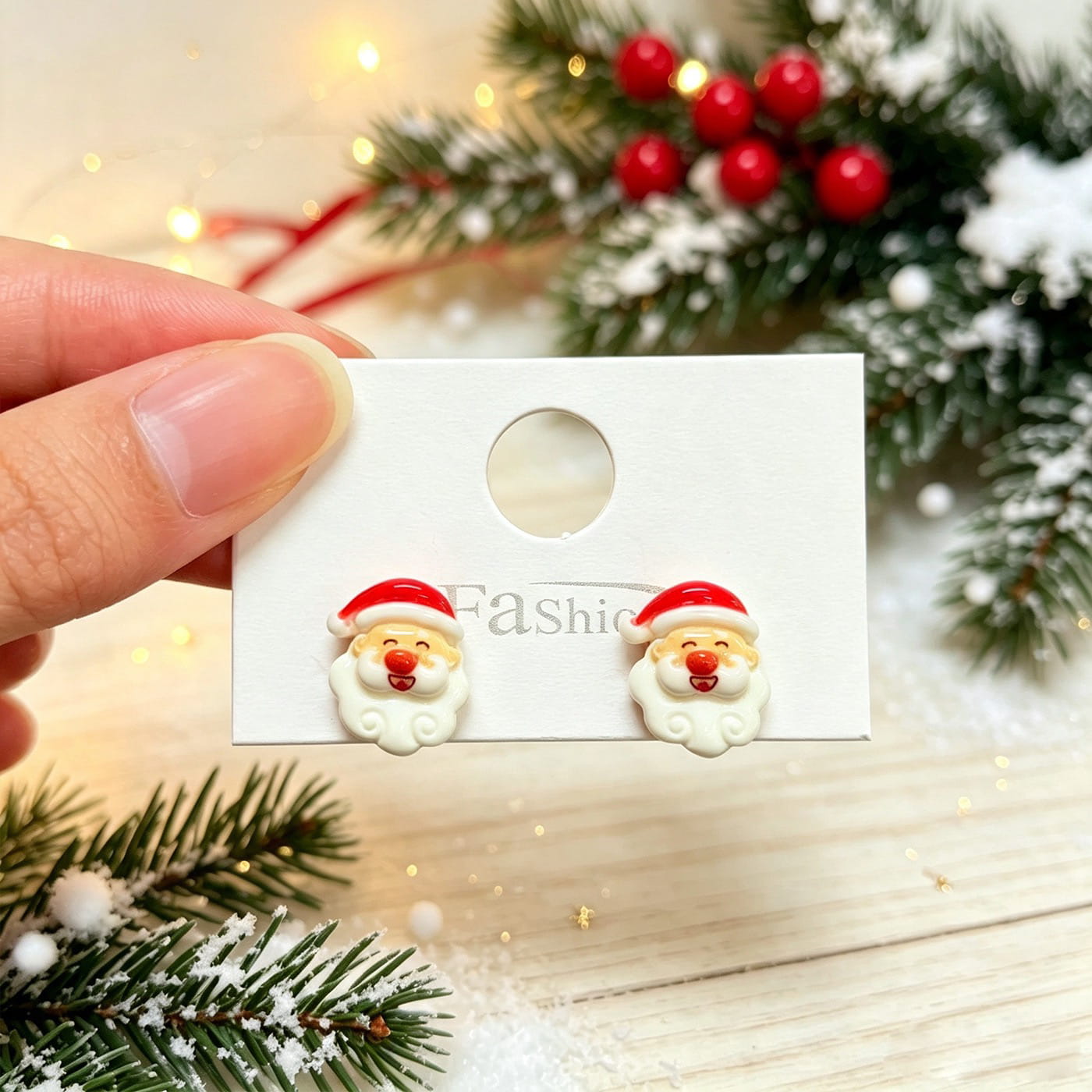 Weihnachtliche Ohrstecker