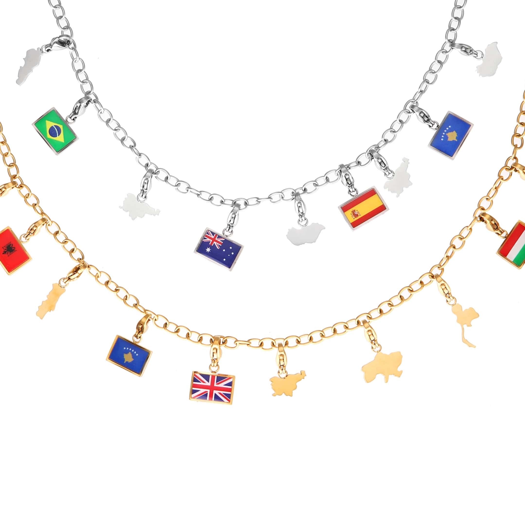 Länder Anhänger Set