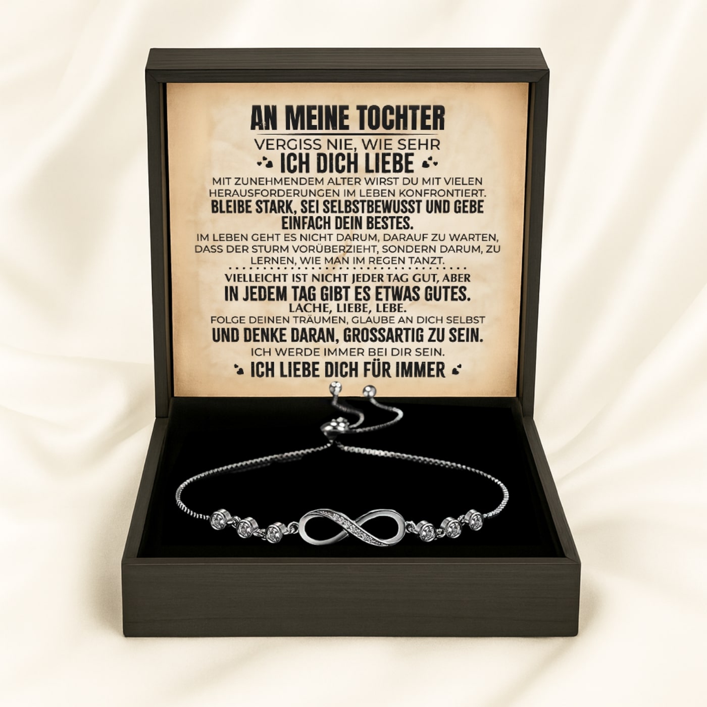 An meine Tochter - Unendlichkeits Armband