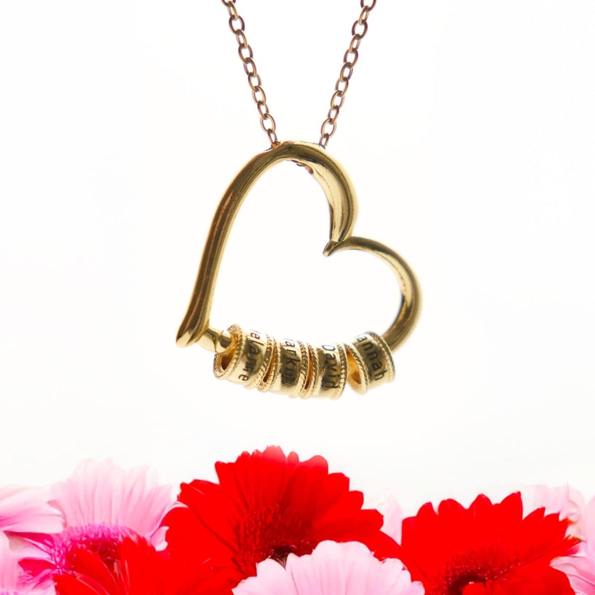 Herz der Familie Halskette