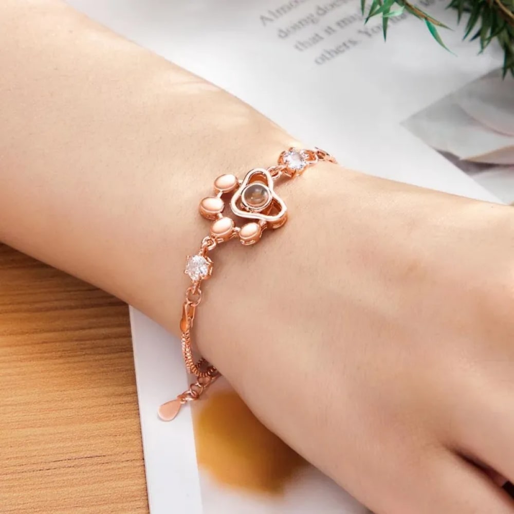Pfoten Foto Durchschau Armband