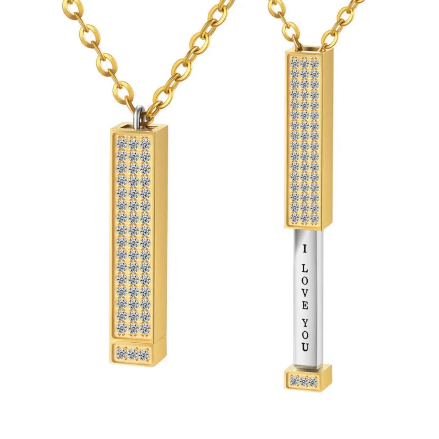 "Ich Liebe Dich" Halskette