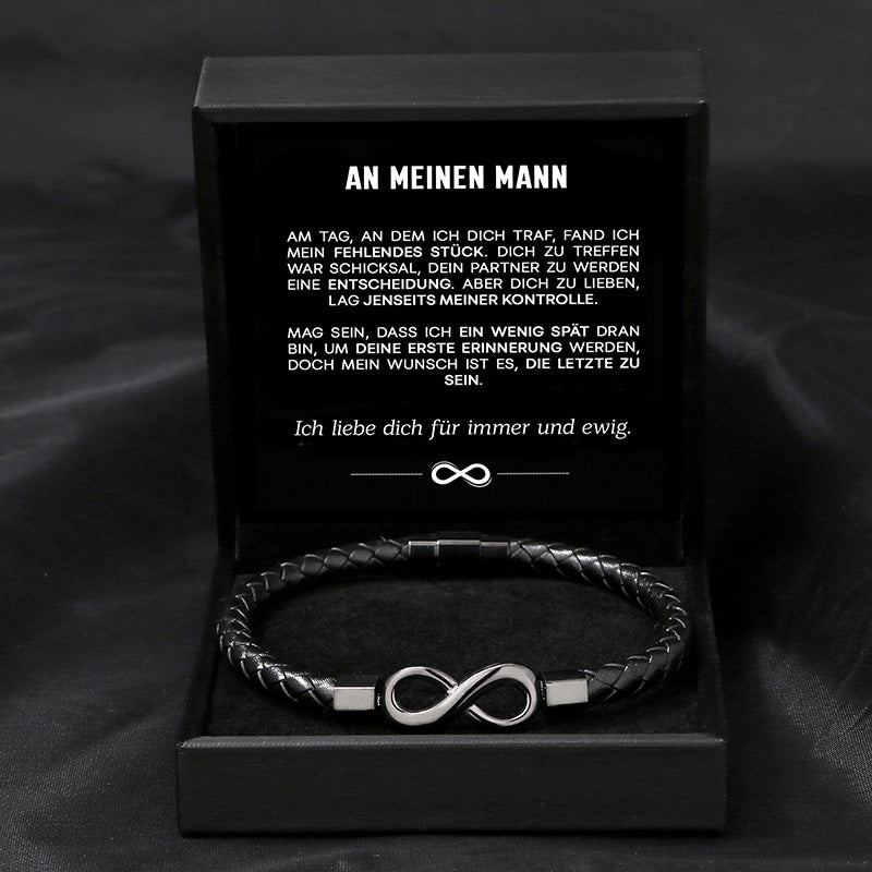 "An meinen Mann" - Für Immer - Unendlichkeits-Armband