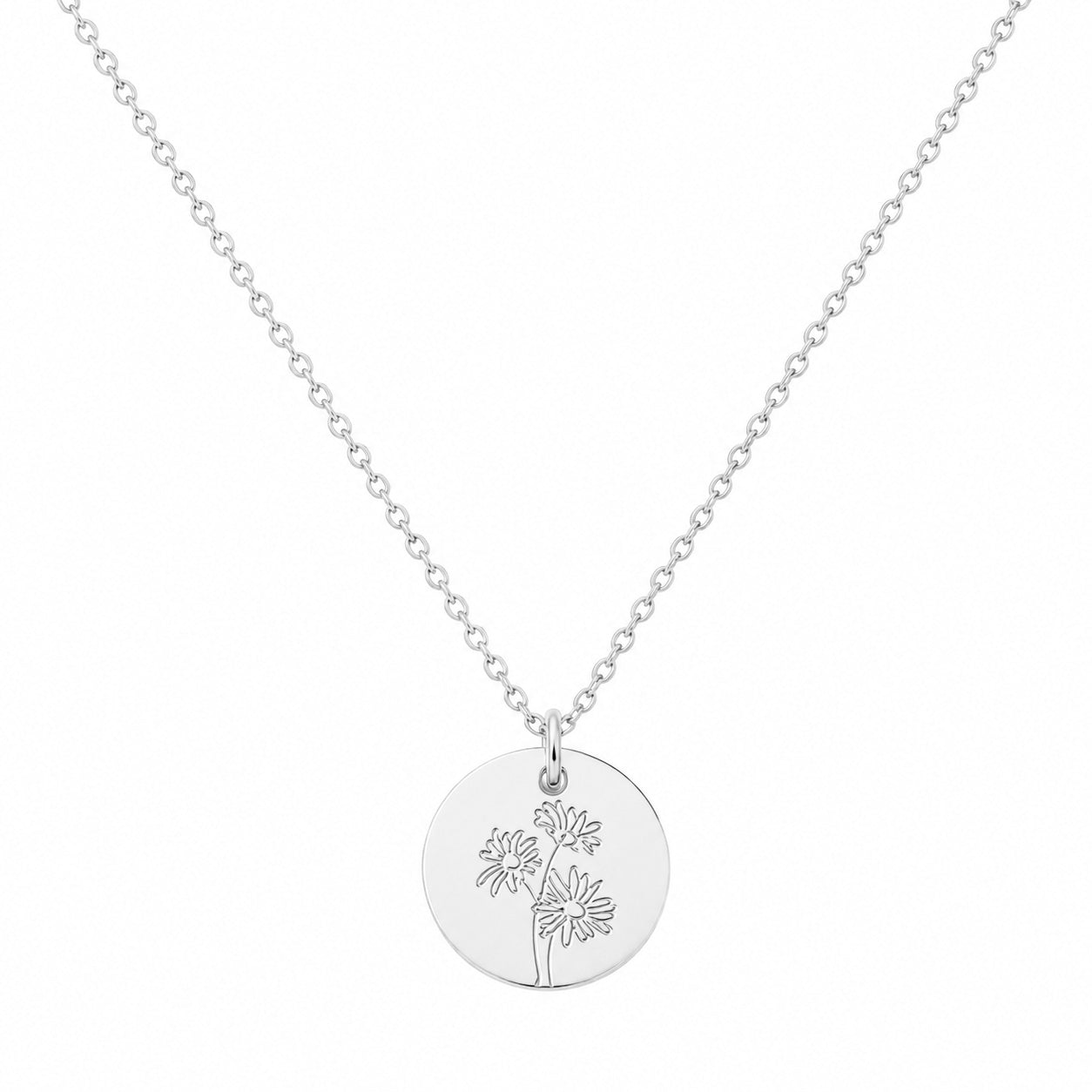 Halskette mit Geburtsblumen