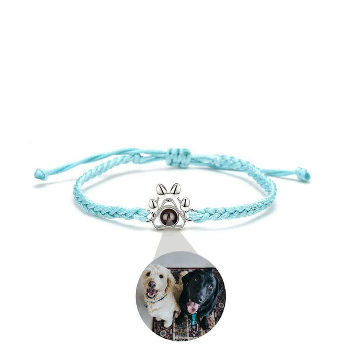 Personalisiertes Pfoten Armband mit Foto