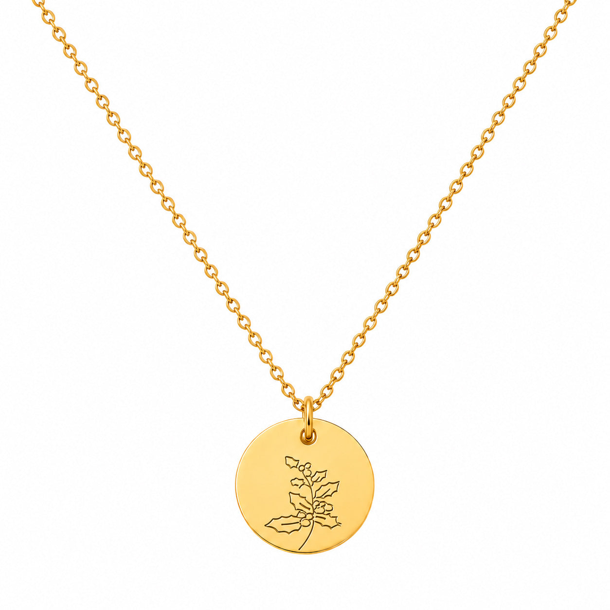 Halskette mit Geburtsblumen