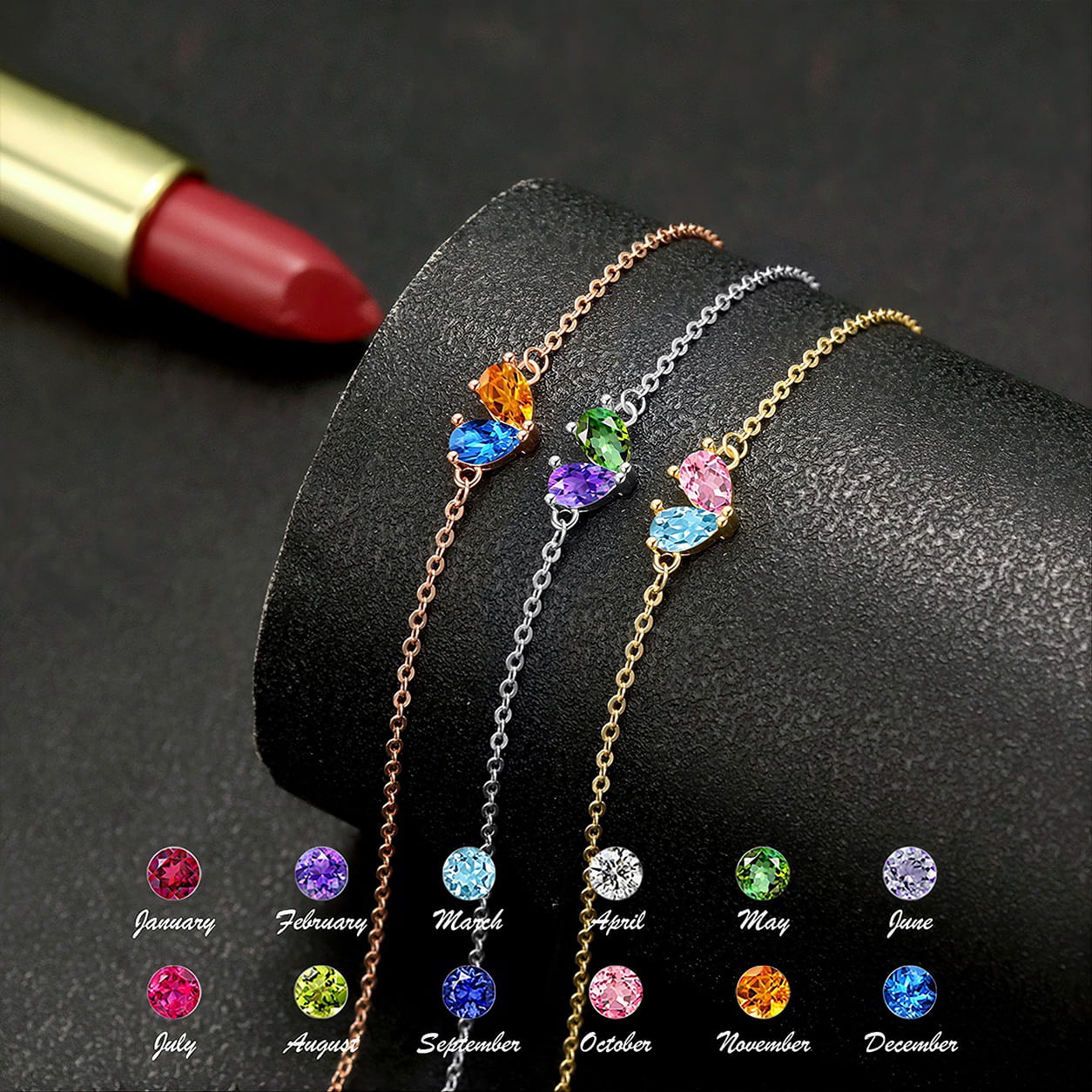 Geburtsstein Armband