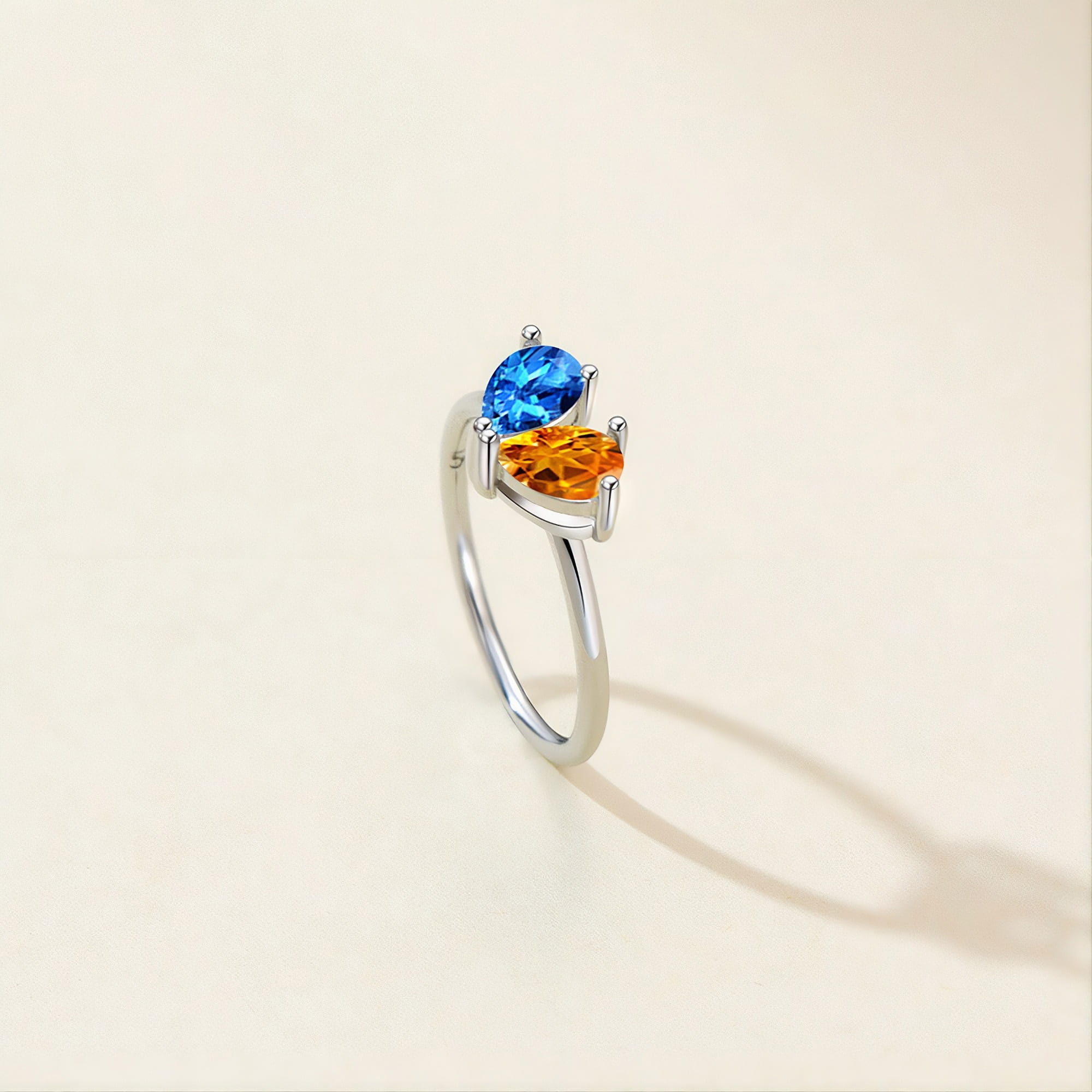Geburtsstein Ring