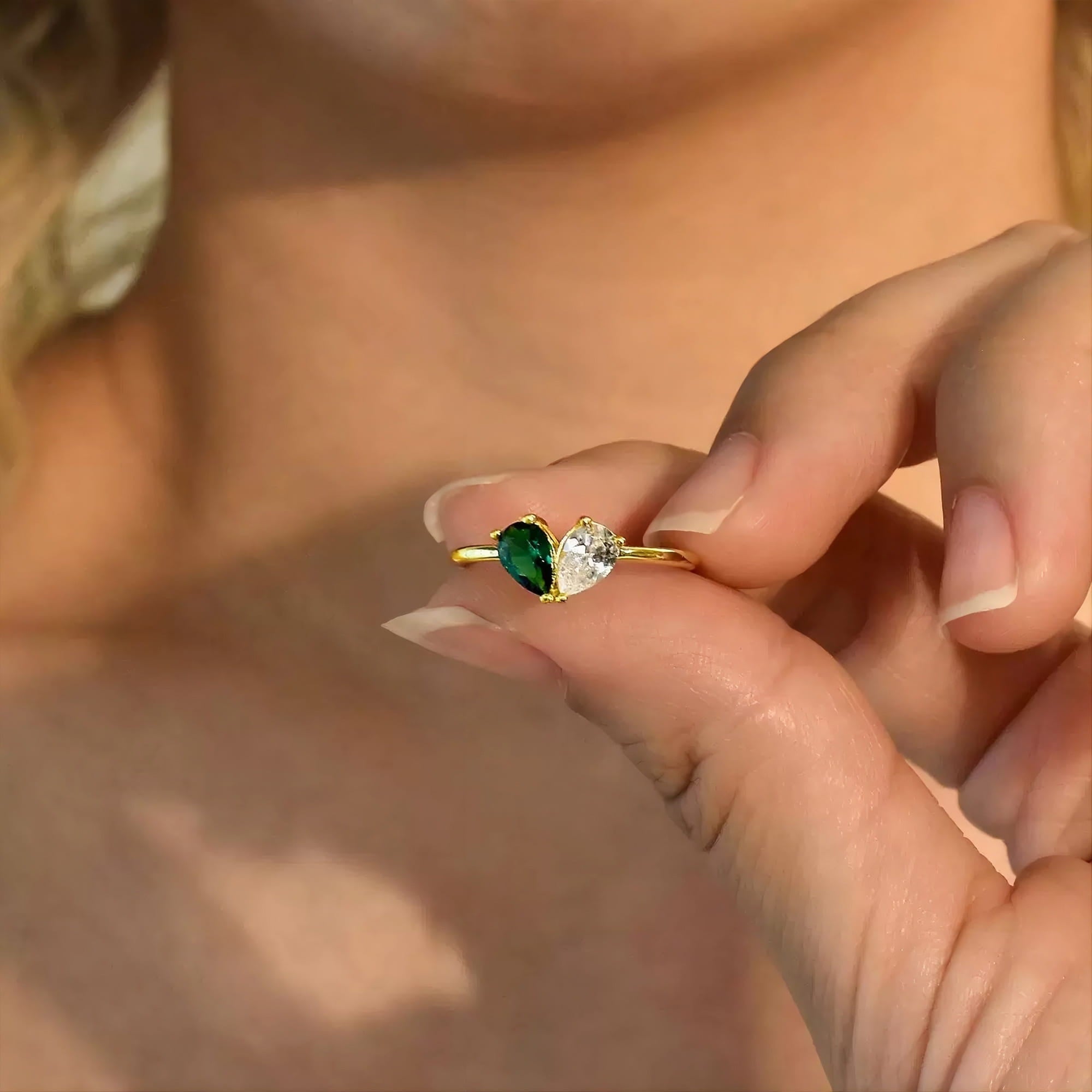 Geburtsstein Ring