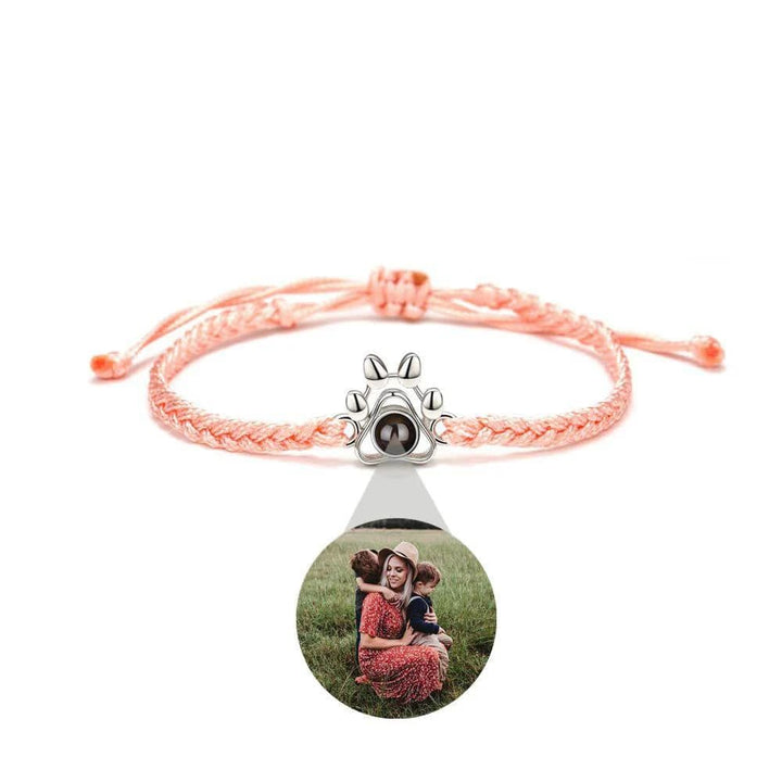 Personalisiertes Pfoten Armband mit Foto