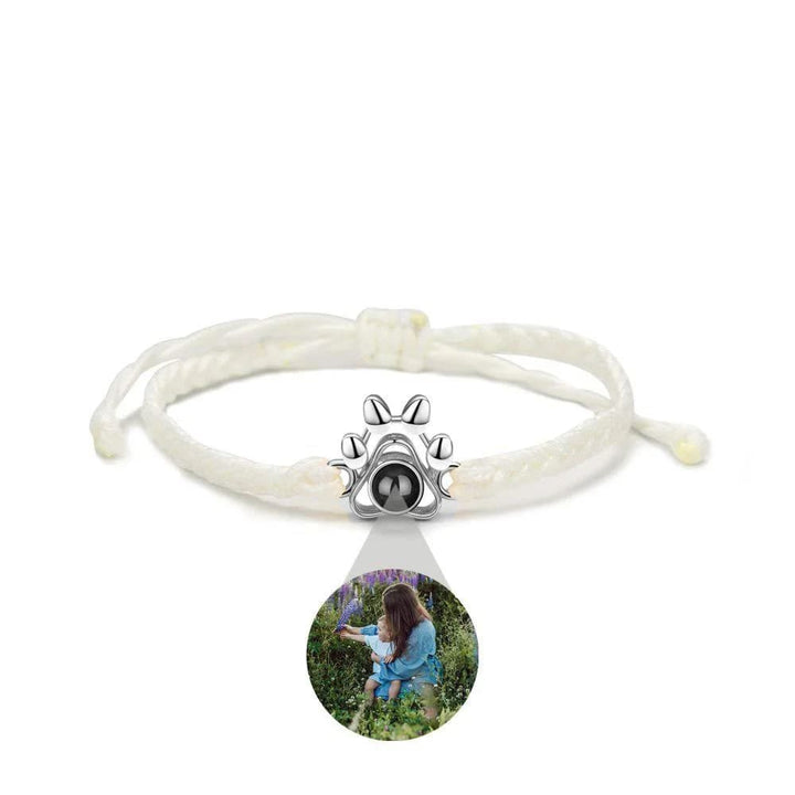 Personalisiertes Pfoten Armband mit Foto